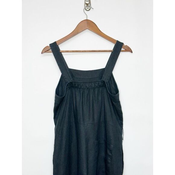 Everlane Linen Jumpsuit in Washed Black Size 4 - Picture 13 of 16